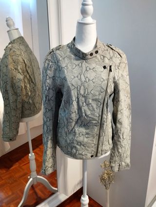 Cazadora de piel de Blanco 