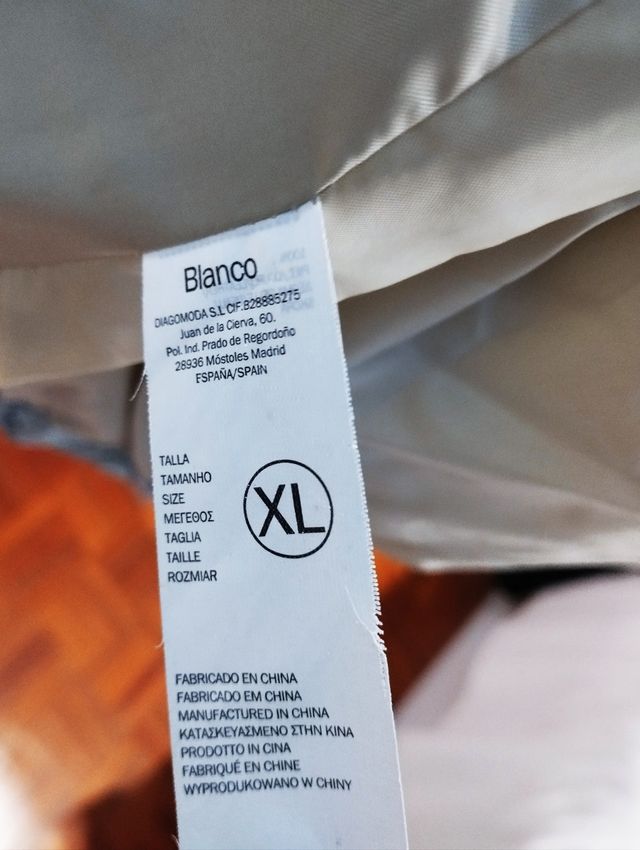 Cazadora de piel de Blanco