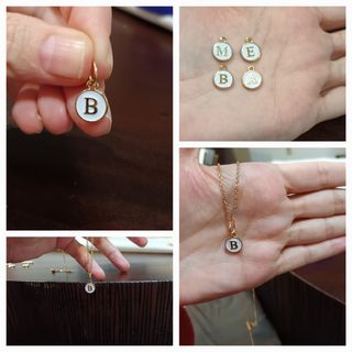 Pendientes inicial nombre letras Nuevos
