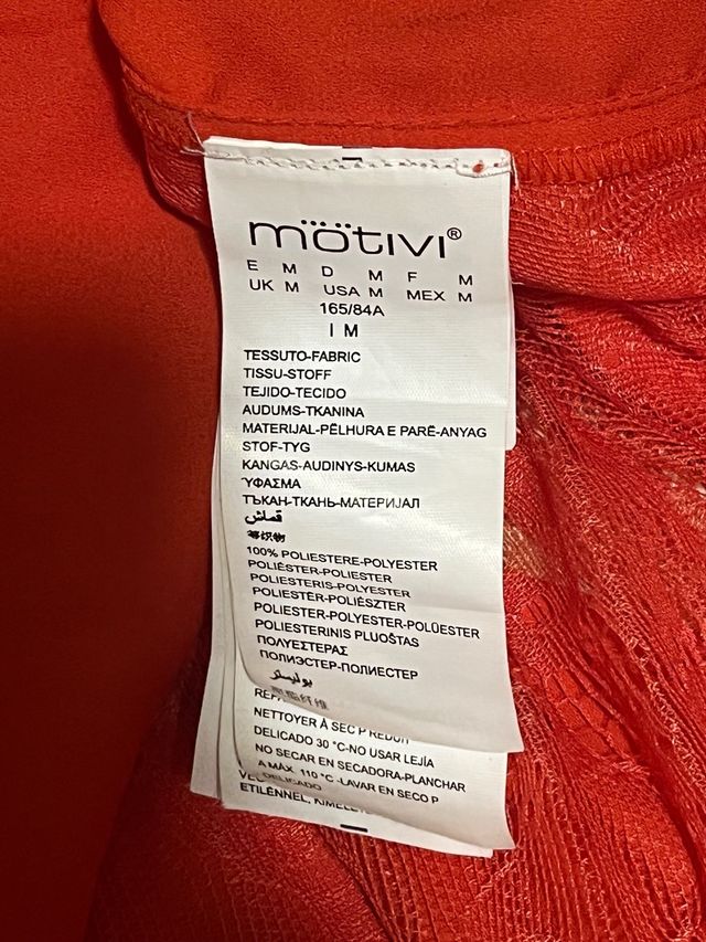 Maglietta corallo Motivi (taglia M)