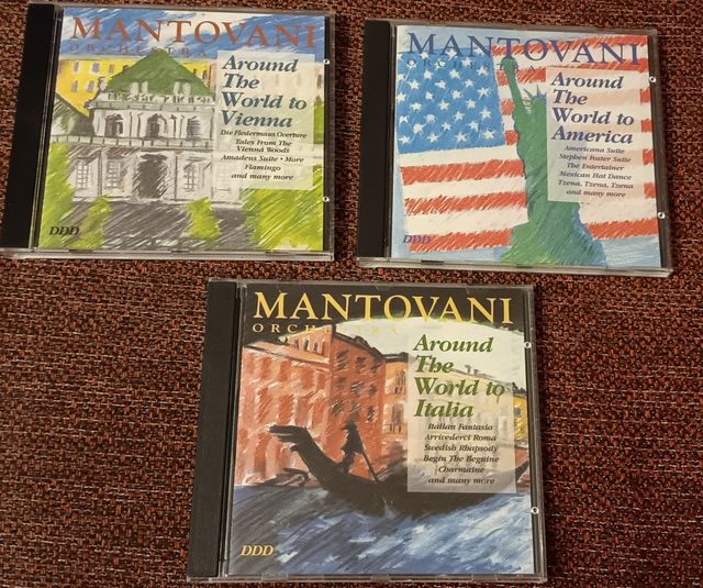 3 CDs MANTOVANI AROUND THE WORLD