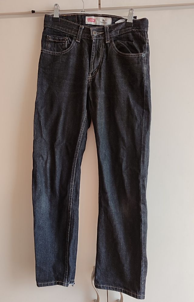 Levi's Talla 36 vaqueros negros w26 l26