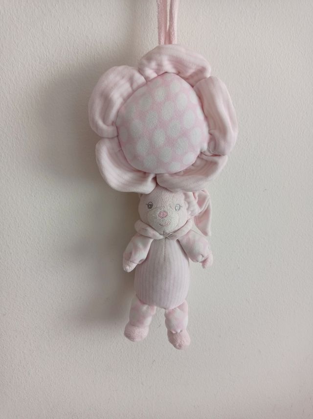 Juguete para bebés oso musical con flor