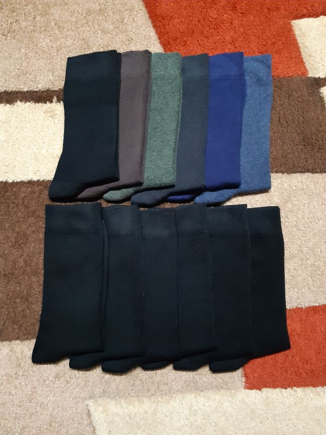 12 pares de meias tamanho 39/42