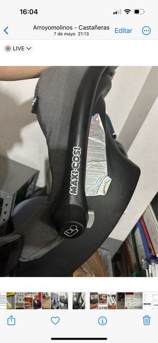 silla coche bebe.  maxicosi