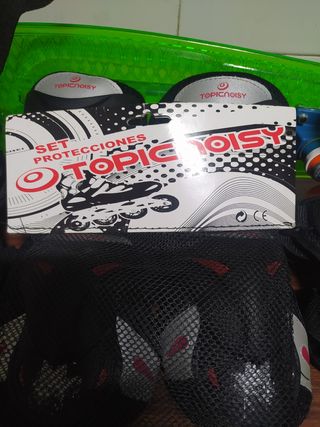 Monopatín niñ@, casco y protecciones