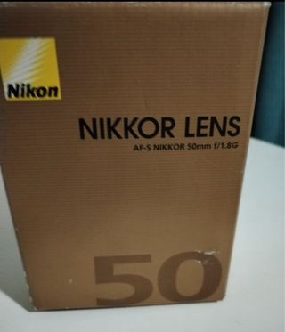 Objetivo AF - S Nikkor 50mm 1.8 G