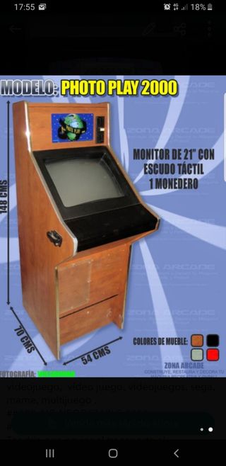 Maquina recreativa arcade 