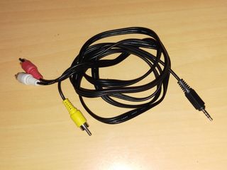 Cable minijack a rca/vídeo