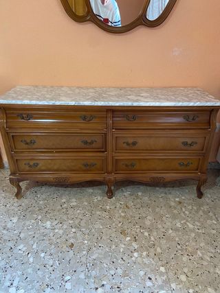 dormitorio matrimonio madera maciza