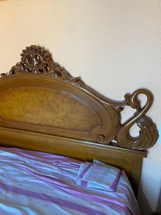 dormitorio matrimonio madera maciza