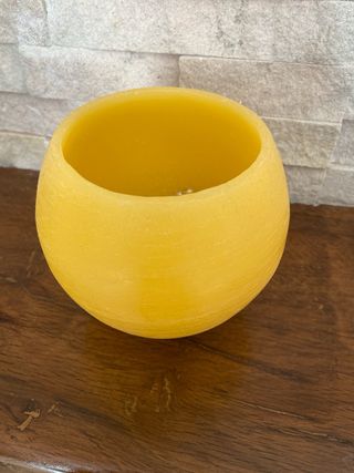 vaso in cera artigianale