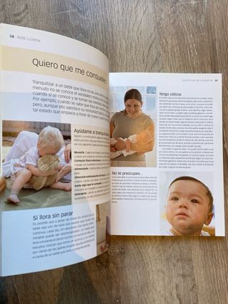 Libro "9 meses con bombo" y "qué piensa tu bebé"