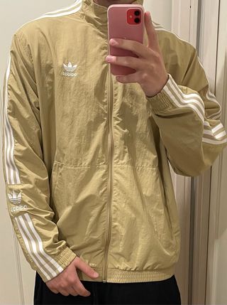 Chaqueta adidas tack jacket beige