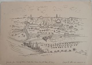 4 dipinti ad inchiostro di china, 26x16, raffigura