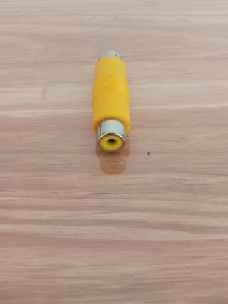 Adaptador RCA hembra a S-VIDEO 8 Pines