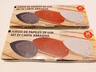 2 JUEGOS DE PAPELES DE LIJA PARKSIDE por 20€