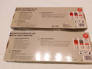 2 JUEGOS DE PAPELES DE LIJA PARKSIDE por 20€