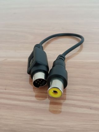 Adaptador RCA a S-VIDEO 7 Pines