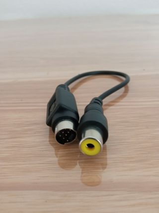 Adaptador RCA a S-VIDEO 7 Pines