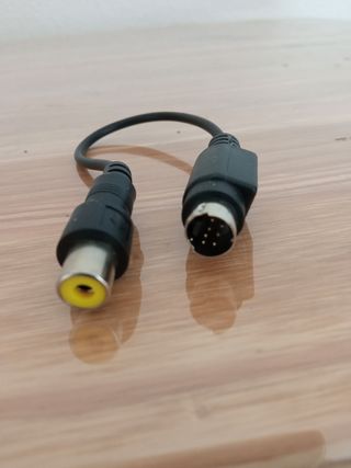 Adaptador RCA a S-VIDEO 7 Pines