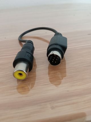 Adaptador RCA a S-VIDEO 7 Pines