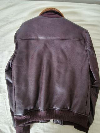 Cazadora cuero River Island