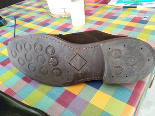 Zapatos ante marrón 43