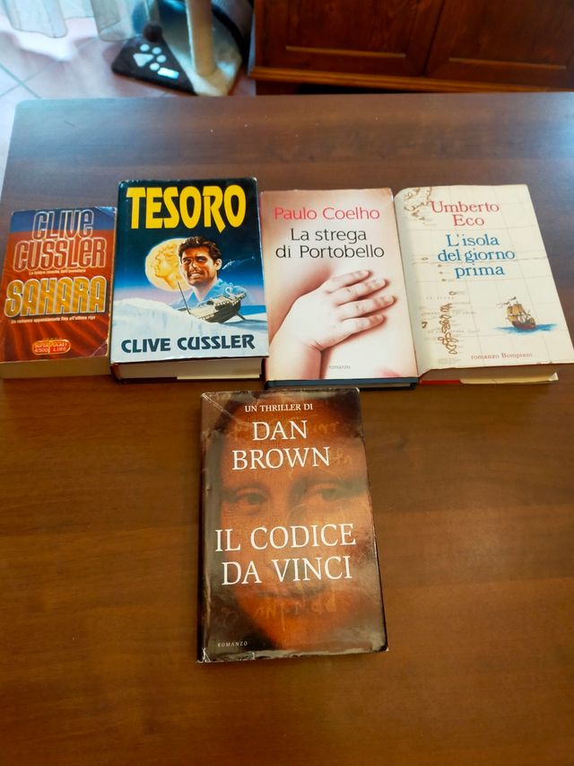 5 libri in buone condizioni 