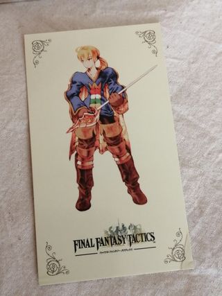 Final Fantasy tactics (con spine card)
