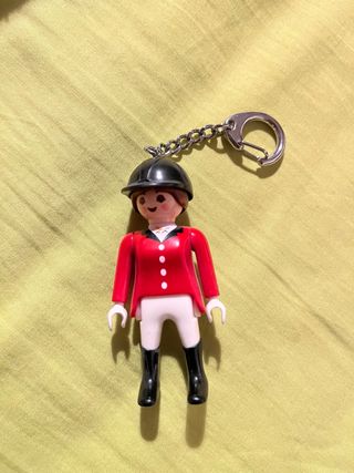 Portachiavi cavallerizza playmobil