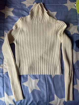 Jersey corto de cuello alto