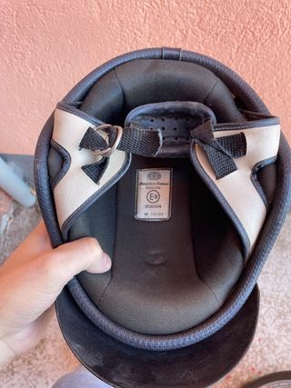 Casco de bici o moto antiguo MT