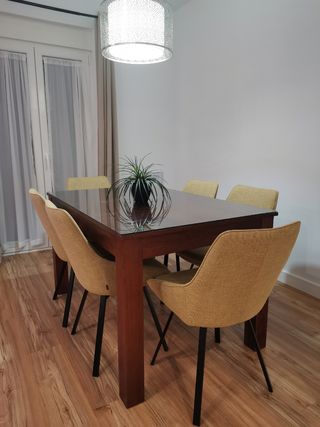 Mesa extensible madera