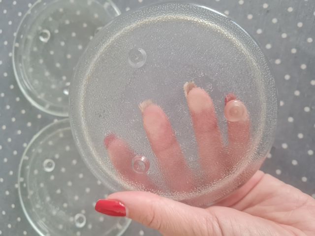 Platos cristal velas