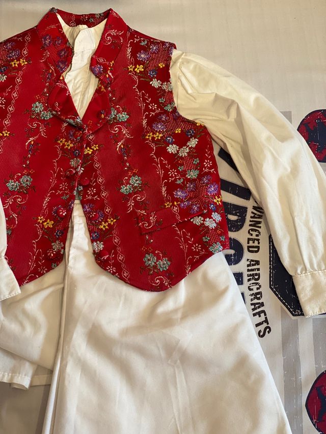 traje saraguey niño