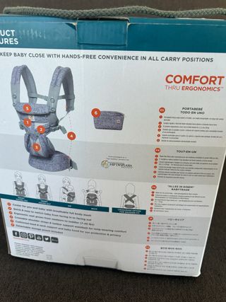 mochila portabebes ergobaby omni360 cool air