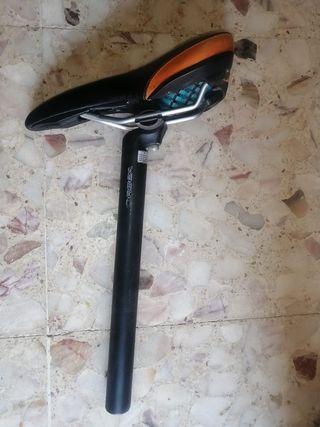 Sillín y tija orbea.