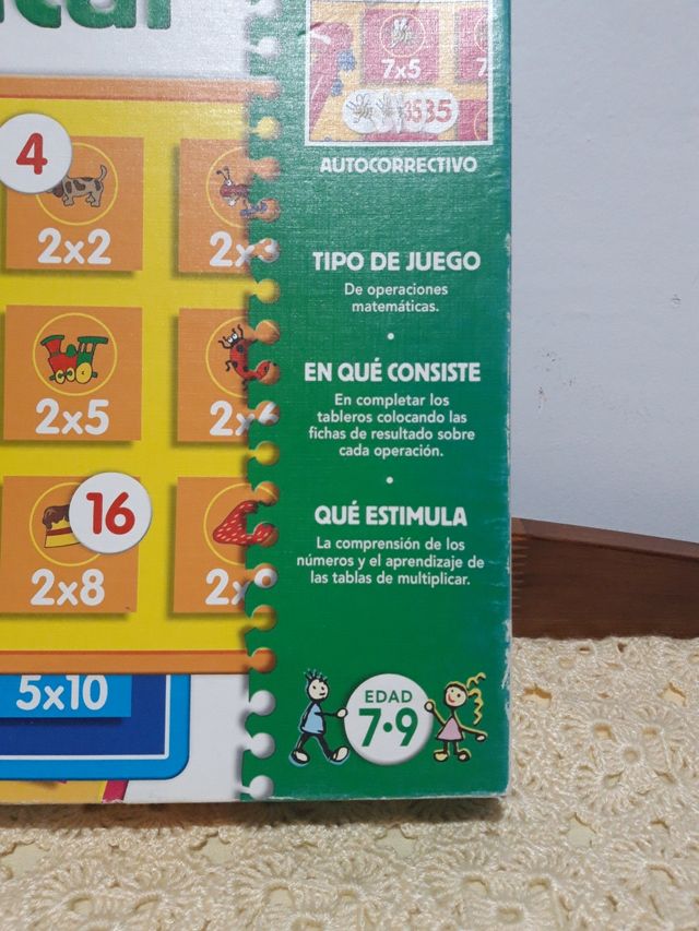 Juego tablas de multiplicar