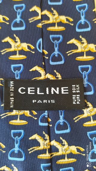 Corbata Celine caballos Seda
