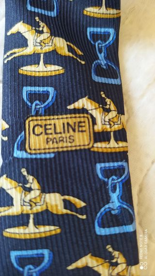 Corbata Celine caballos Seda