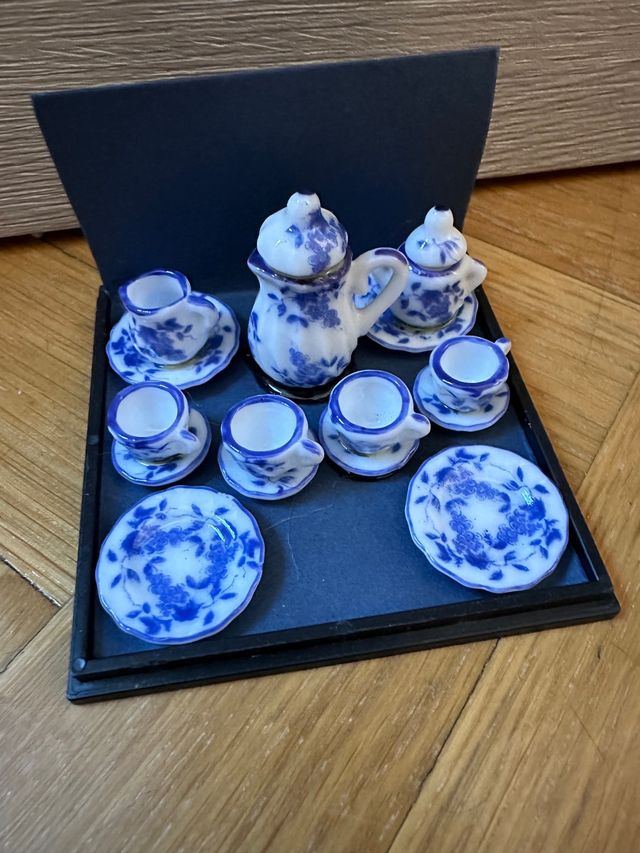 vajilla casa se muñecas