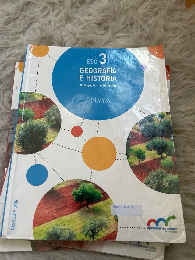 Libro Geografia e Historia Anaya 3 eso