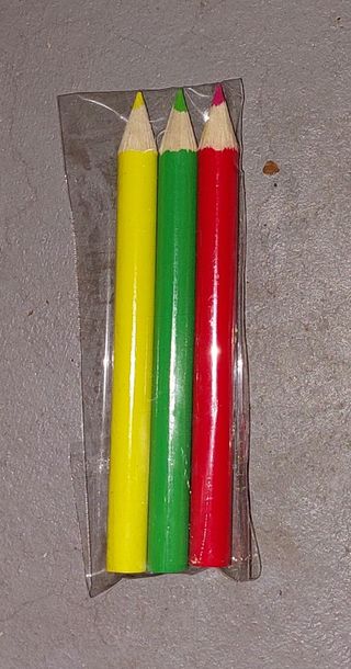 25 Set pastelli da 3 colori