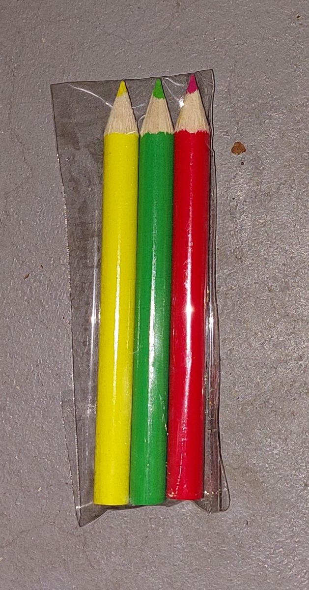 25 Set pastelli da 3 colori