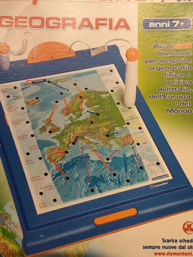 Sapientino geografia Clementoni 7+