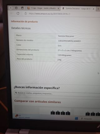 4 Patas Patas de somier o tapiflex 27cm nuevos