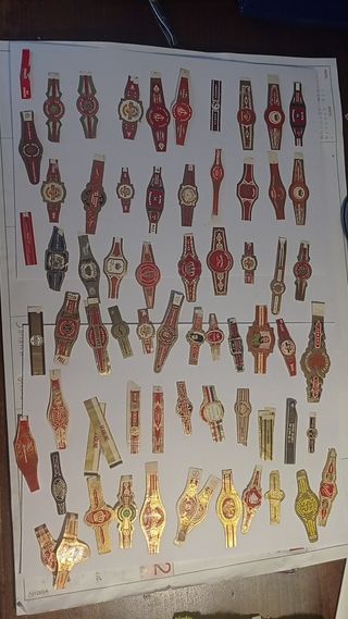 165 Vitolas antiguas de coleccion
