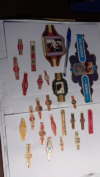 165 Vitolas antiguas de coleccion