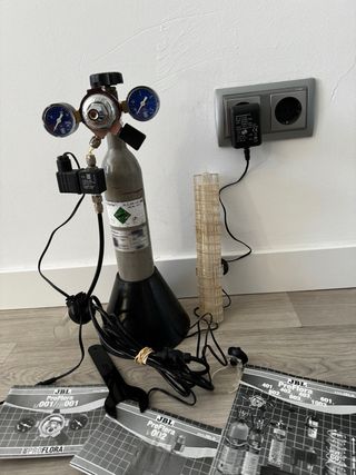 Sistema fertilización CO2 acuario